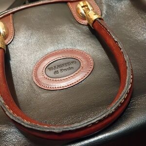 Valentino di Paolo Black and Brown Fabric Detail